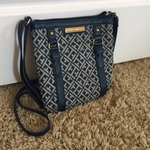 •Tommy Hilfiger Navy Blue Crossbody Bag•